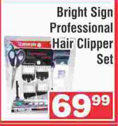 Bright Sign Professional Hair Clipper Set