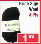 Brigh Sign Wool 4 Ply