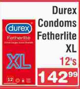 Durex Condoms Fetherlite XL-12's