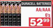 Duracell Batteries AA/AAA-6's