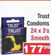 Trust Condoms Smooth-24 x 3's