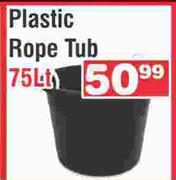 Plastic Rope Tub 75L