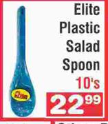 Elite Plastic Salad Spoon 10's