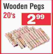 Wooden Pegs 20's