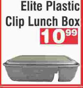 Elite Plastic Clip Lunch Box