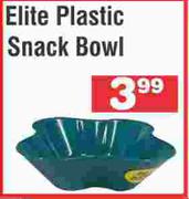 Elite Plastic Snack Bowl