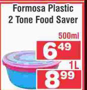 Formosa Plastic 2 Tone Food Saver 1L