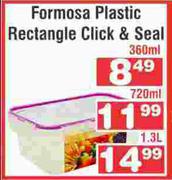 Formosa Plastic Rectangle Click & Seal 1.3L
