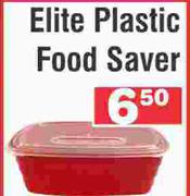 Elite Plastic Food Saver