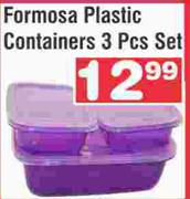 Formosa Plastic Containers 3 Pcs Set
