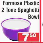 Formosa Plastic 2 Tone Spaghetti Bowl