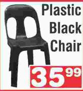 Plastic Black Chair