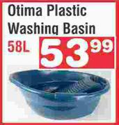 Otima Plastic Washing Basin 58L