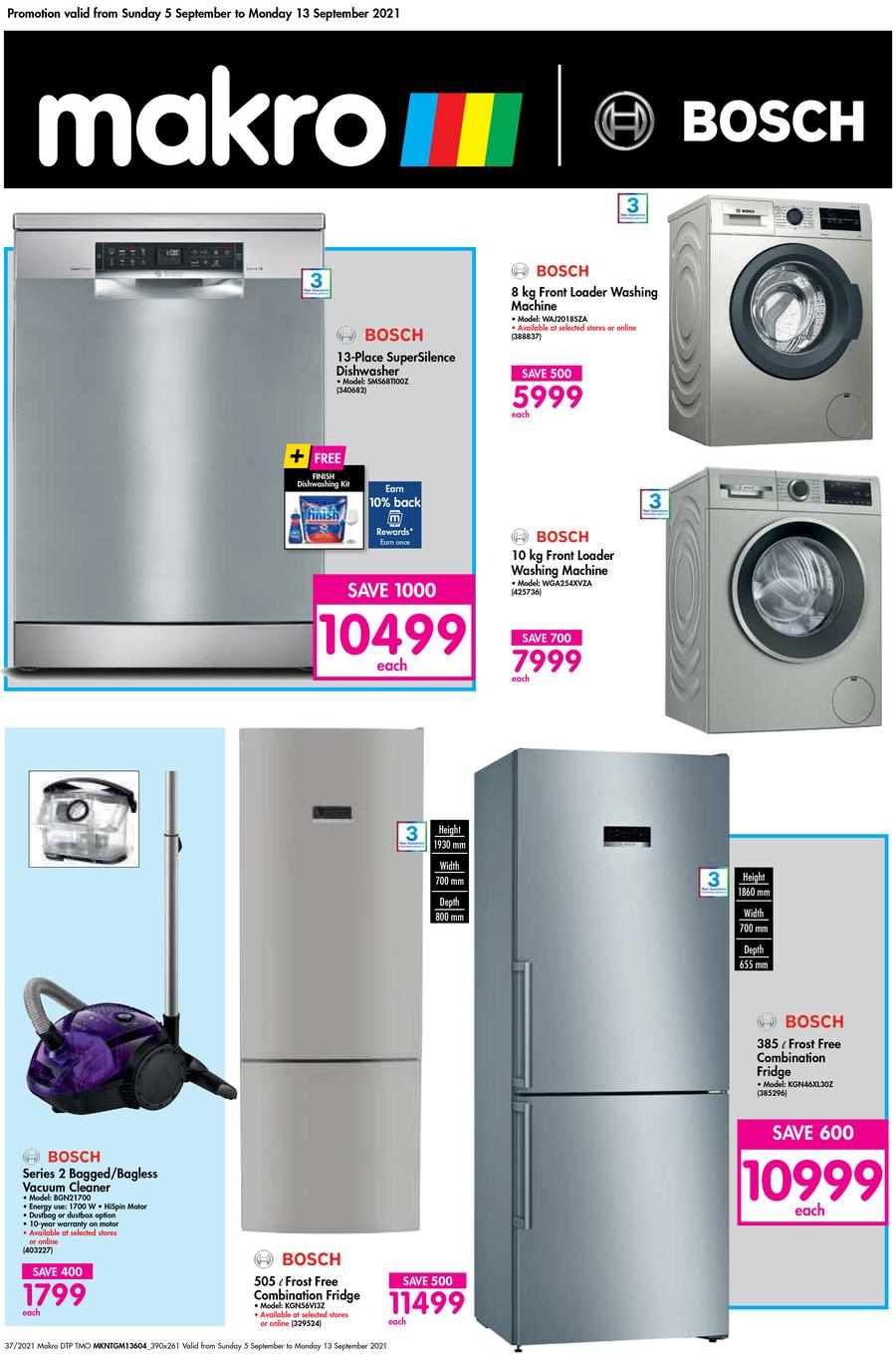 bosch fridge makro