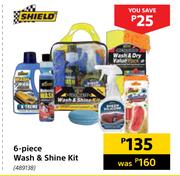 Shield 6 Piece Wash & Shine Kit