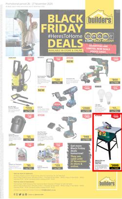 Builders Botswana : Black Friday (26 November - 27 November 2020), page 1