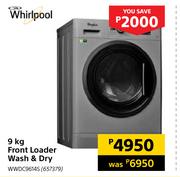 Whirlpool 9kg Front Loader Wash & Dry WWDC9614S