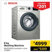 Bosch 8kg Washing Machine WAJ2018SZA