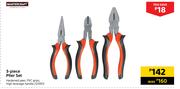 Mastercraft 3 Piece Plier Set