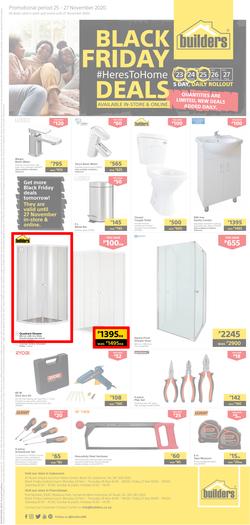 Builders Botswana : Black Friday (25 November - 27 November 2020), page 1