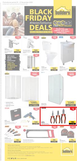 Builders Botswana : Black Friday (25 November - 27 November 2020), page 1