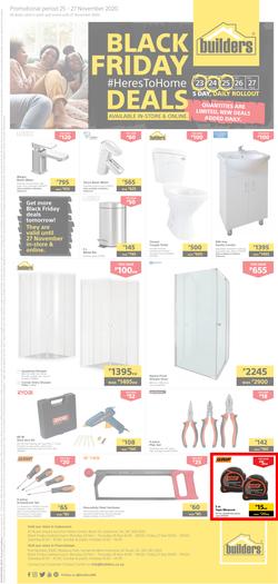 Builders Botswana : Black Friday (25 November - 27 November 2020), page 1