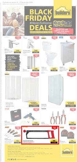 Builders Botswana : Black Friday (25 November - 27 November 2020), page 1
