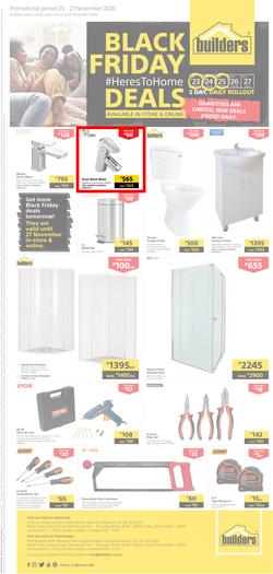 Builders Botswana : Black Friday (25 November - 27 November 2020), page 1