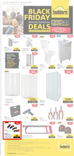 Builders Botswana : Black Friday (25 November - 27 November 2020), page 1