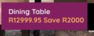 Dining Table