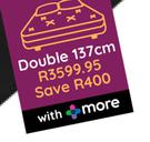 Cozy Nights Serenity Double 137cm Base Set