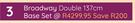 Sleepmasters Broadway Double 137cm Base Set
