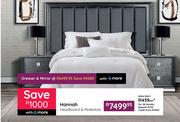 Hannah Headboard & Pedestals