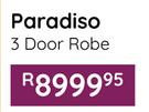 Paradiso 3 Door Robe