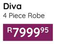 Diva 4 Piece Robe