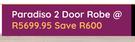Paradiso 2 Door Robe