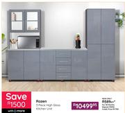 Rozen 3 Piece High Gloss Kitchen Unit