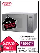 Defy 30L Metallic Microwave DMO390