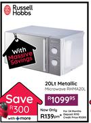 Russell Hobbs 20L Metallic Microwave RHMA20L