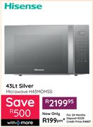 Hisense 43L Silver Microwave H43MOMSS