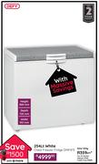 Defy 254L White Chest Freezer Fridge DMF473