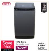    Defy 14Kg Grey Top Loader DTL160