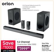 Orion 5.2 Channel Cinema Bar SBW 5002
