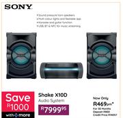Sony Shake X10D Audio System
