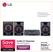 LG CL88 2.1 CHannel Mini HiFi System