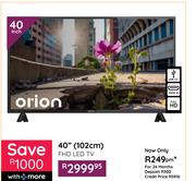 Orion 102cm (40") FHD LED TV