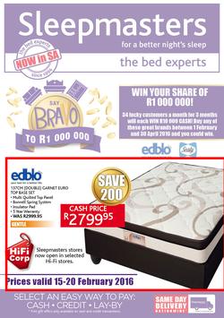 Sleepmasters : Say Bravo (15 Feb - 20 Feb 2016), page 1