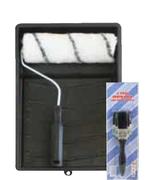 Paint Tray Set And 3Pc Paintbrush