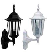 6 Panel Upfacing Lantern-White Or Black