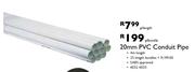PVC Conduit Pipe-20mm Per Bundle